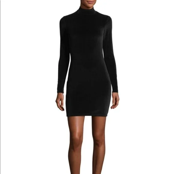 brown mini dress flowy PRETTYGARDEN Womens Long Sleeve Mini Dress Fall Crewneck Ribbed Knit S